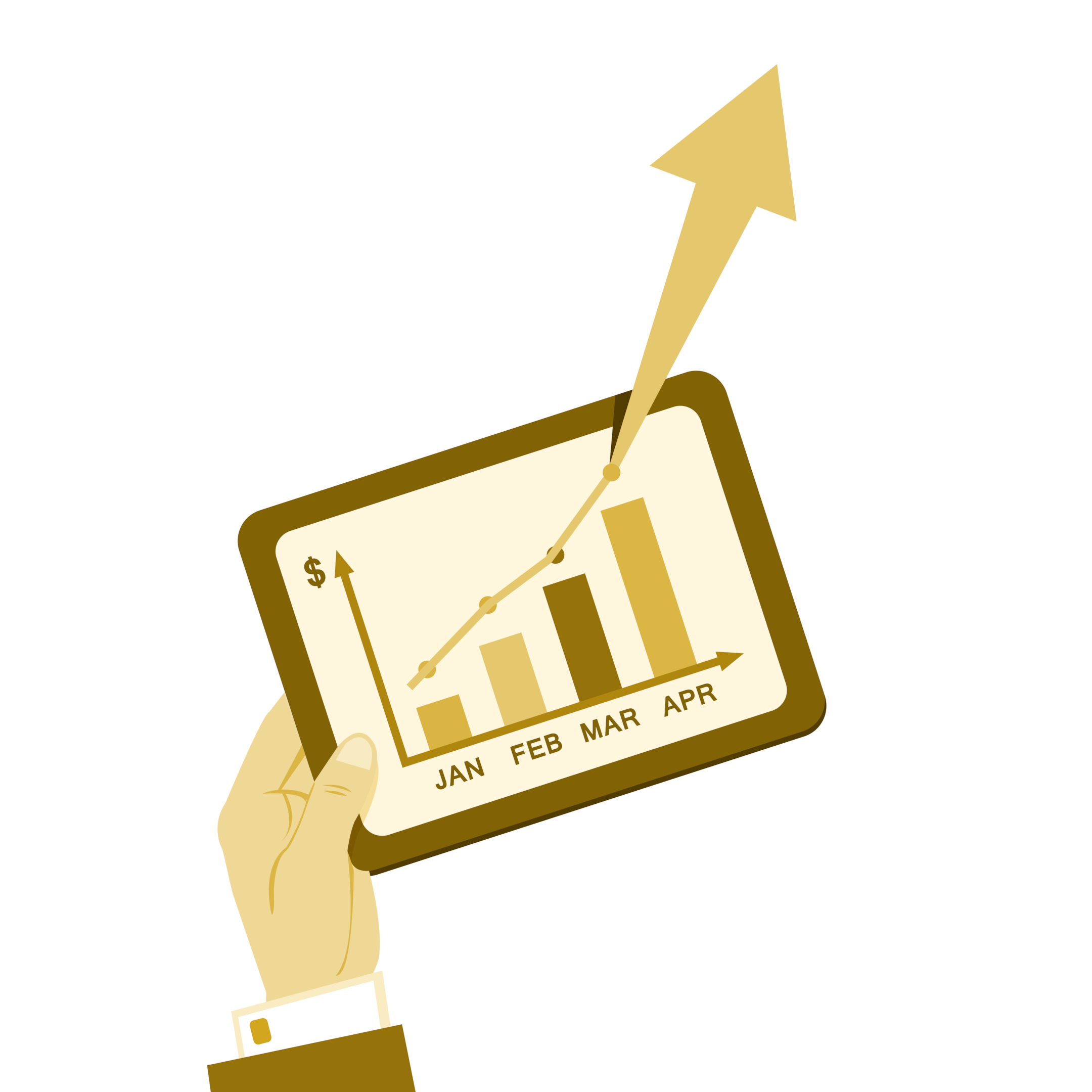 A graph showing the difference between a pyramid scheme and Keller Williams Profit Share